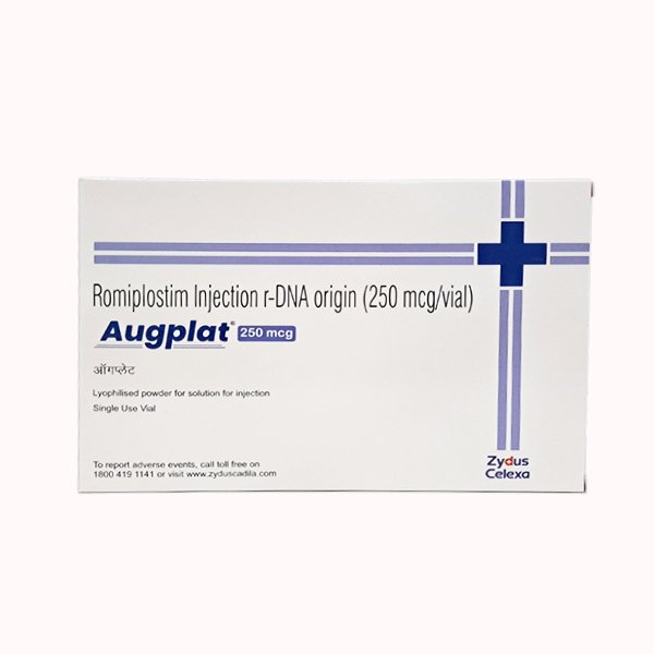 AUGPLAT 250MCG - ROMIPLOSTIM INJECTION r-DNA origin