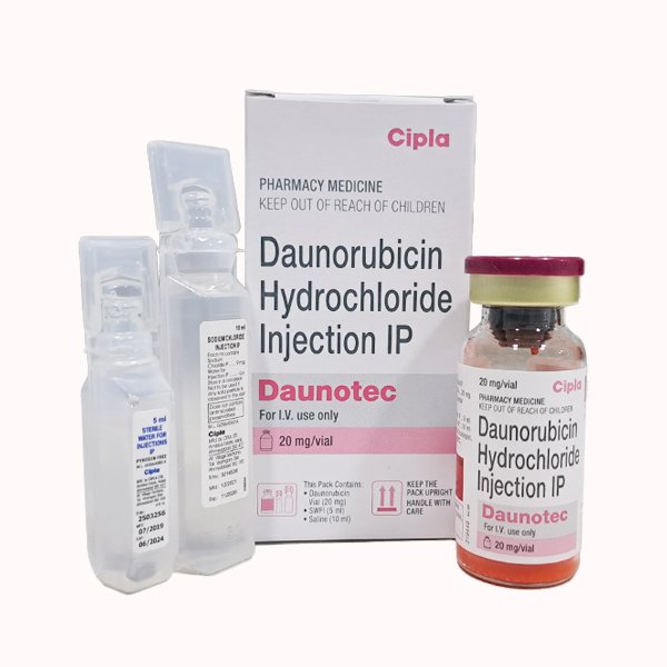 DAUNOTEC 20MG - DAUNORUBICIN HYDROCHLORIDE INJECTION