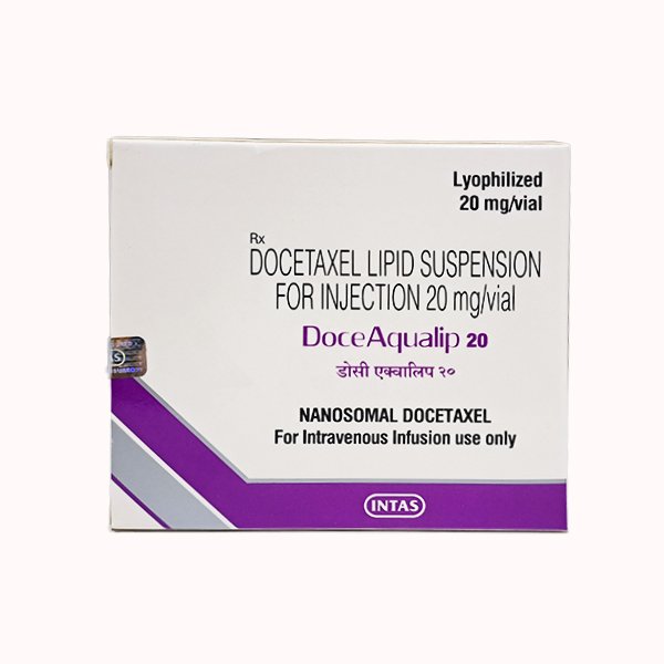 DOCEAQUALIP 20MG - DOCETAXEL LIPID SUSPENSION FOR INJECTION