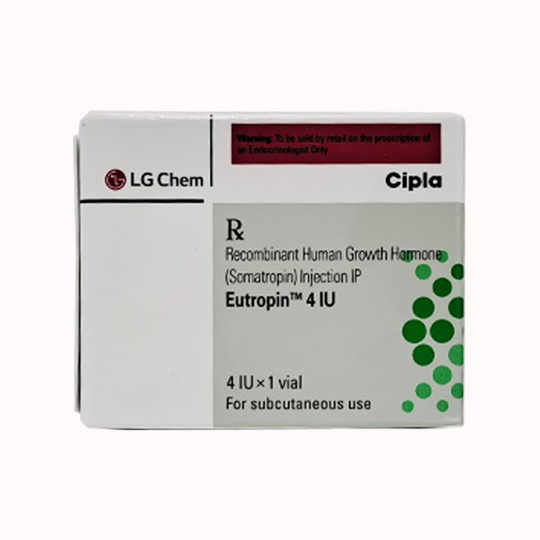 EUTROPIN 4IU - RECOMBINANT HUMAN GROWTH HARMONE (SOMATROPIN)