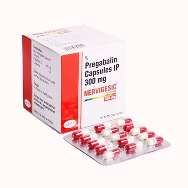 NERVIGESIC - PREGABALIN CAPSULES IP 300MG